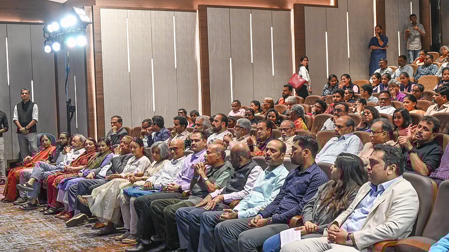 The audience are all ears in the programme.