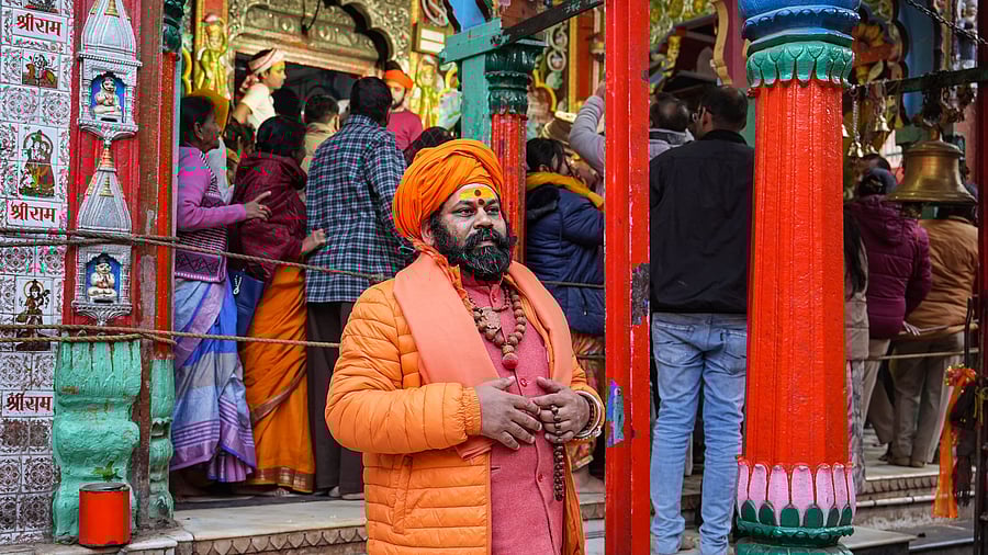 <div class="paragraphs"><p>Ayodhya: Shri Hanuman Garhi Mandir Mahant Raju Das.</p></div>