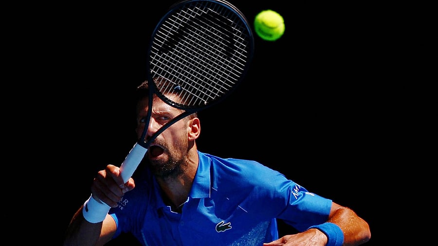 <div class="paragraphs"><p>Serbia's Novak Djokovic in action </p></div>