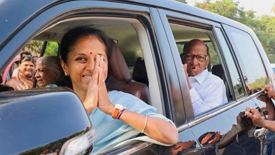 <div class="paragraphs"><p>A file image of Sharad Pawar with his daughter Supriya Sule.</p></div>
