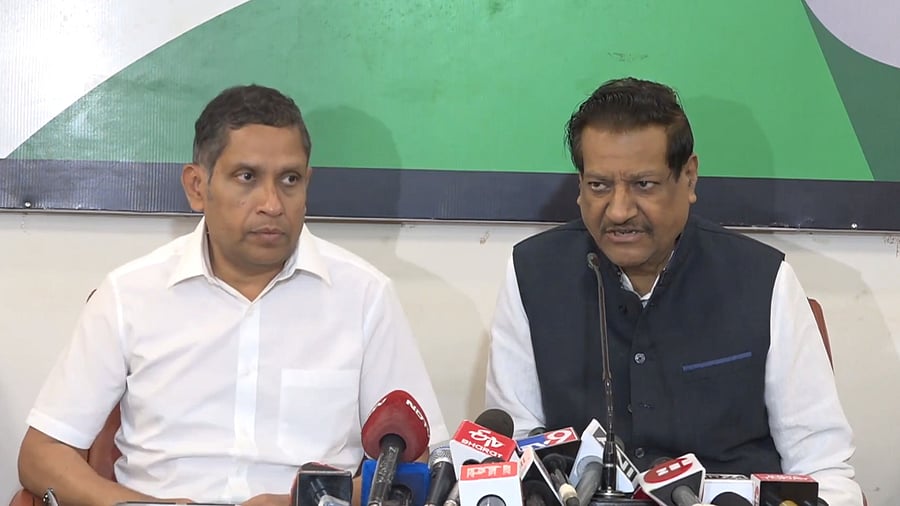 <div class="paragraphs"><p>Former Maharashtra chief minister Prithiviraj Chavan at a press conference in Mumbai.&nbsp;</p></div>