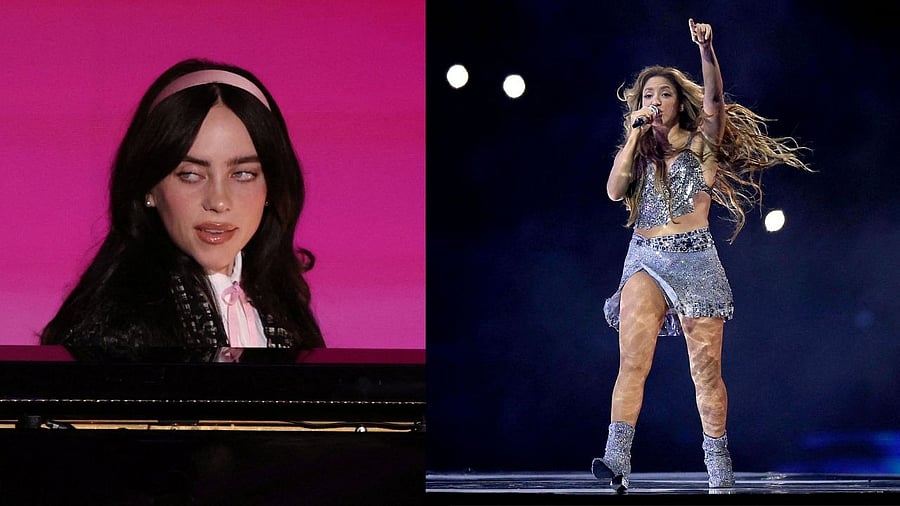 <div class="paragraphs"><p>Billie Eilish and Shakira.</p></div>