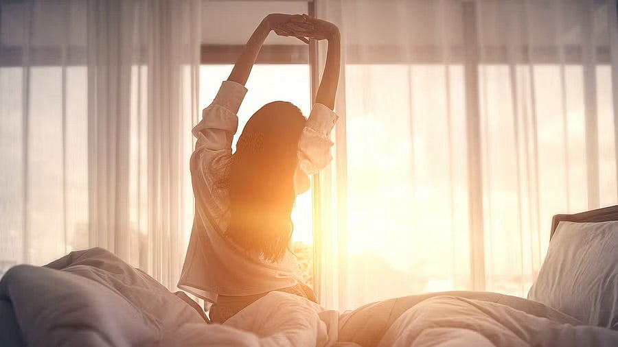<div class="paragraphs"><p>Representative image showing a person waking up.</p></div>