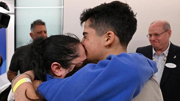 <div class="paragraphs"><p>Released Israeli hostage, Liri Albag, a soldier who was seized from her army base in southern Israel during the deadly October 7 2023 attack by Hamas, is reunited with loved ones after being released from captivity, at Beilinson Schneider complex in Petah Tikva, Israel, in a handout photo obtained by Reuters on January 25, 2025.</p></div>