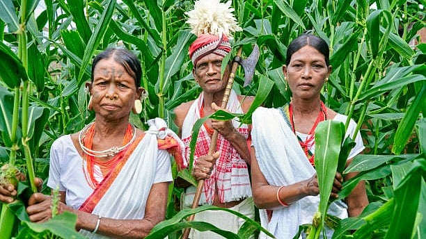<div class="paragraphs"><p>People from the Lanjia Saura tribe of Odisha.</p></div>