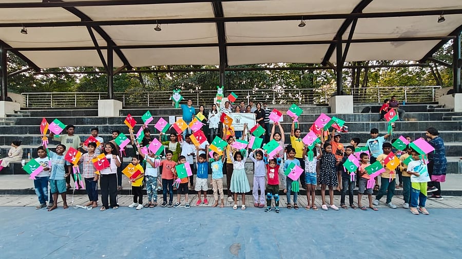 <div class="paragraphs"><p>Residents take part in the activities organised by the Youth Connect Wing of the HSR Citizen Forum on Sunday. </p></div>