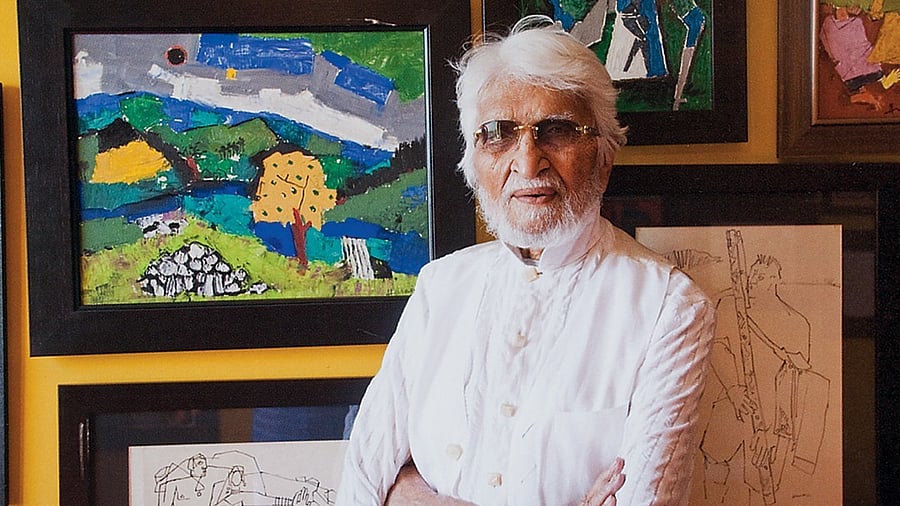 <div class="paragraphs"><p>M F Husain.</p></div>