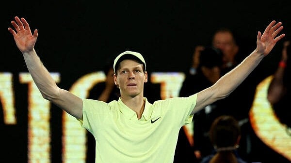 <div class="paragraphs"><p>Italy's Jannik Sinner celebrates winning the final against Germany's Alexander Zverev</p></div>