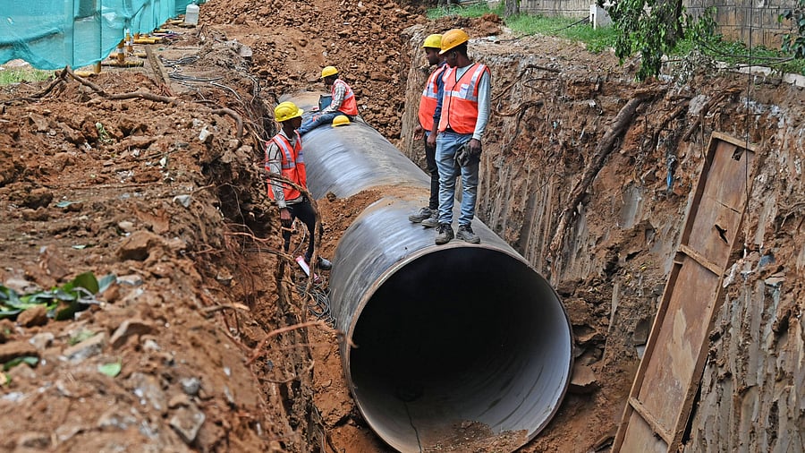 <div class="paragraphs"><p>Cauvery Stage V project work at Kengeri. </p></div>