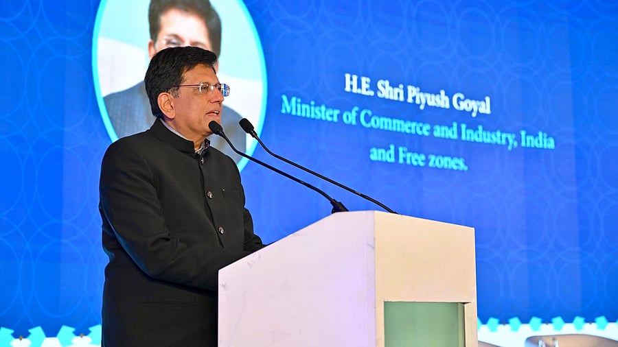 <div class="paragraphs"><p>Piyush Goyal was in Muscat for the India-Oman Joint Commission Meeting (JCM) with Oman's Minister of Commerce, Industry, and Investment Promotion.</p></div>