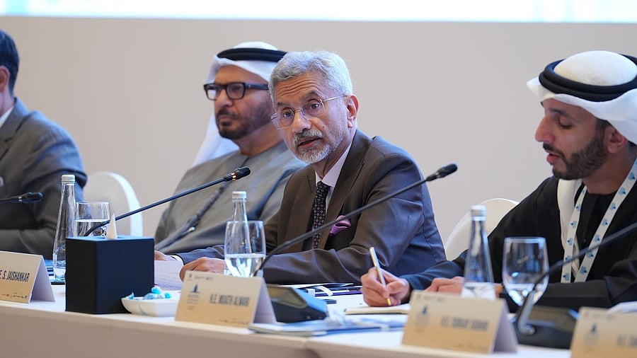 <div class="paragraphs"><p>Jaishankar addressing the inaugural session of Raisina Middle East.</p></div>