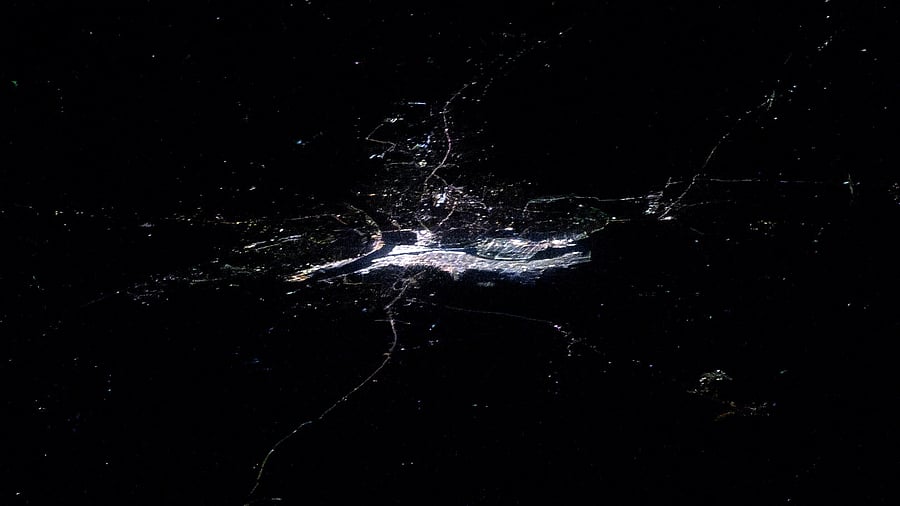 <div class="paragraphs"><p>Maha Kumbh Mela as seen from the ISS.</p></div>