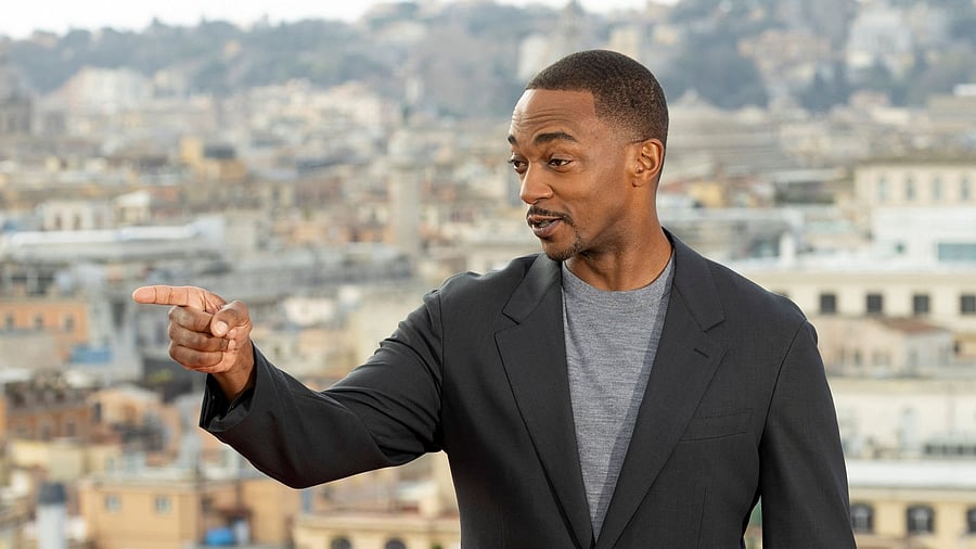 <div class="paragraphs"><p>Actor Anthony Mackie gestures as he attends the photocall for the film <em>Captain America: Brave New World</em> at Hotel de la Ville, in Rome, Italy, January 27, 2025. </p></div>