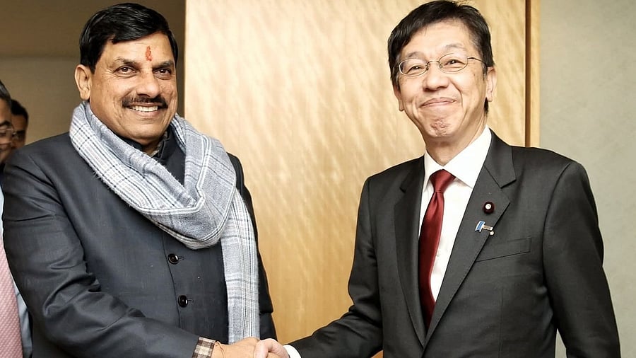 <div class="paragraphs"><p>Madhya Pradesh Chief Minister Mohan Yadav and Japan's Parliamentary Vice Minister for Foreign Affairs Hisashi Matsumoto</p></div>