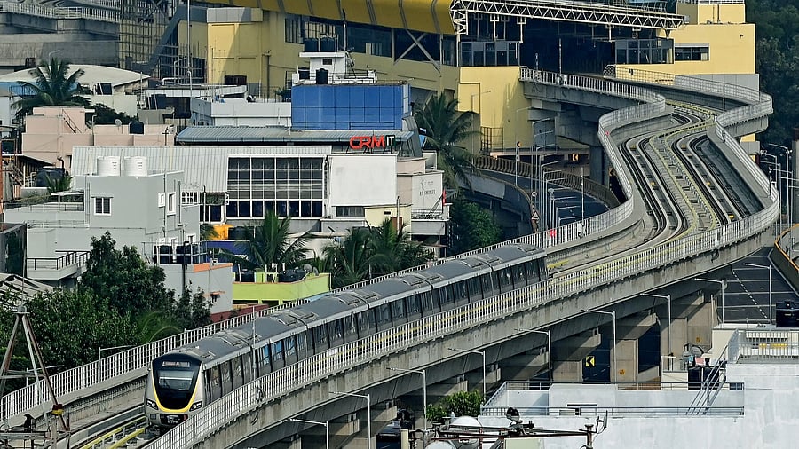 <div class="paragraphs"><p>Image showing a Bengaluru metro train.</p></div>