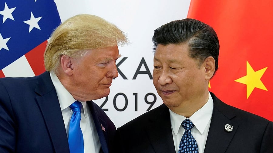<div class="paragraphs"><p>US President Donald Trump with China's President Xi Jinping.</p></div>