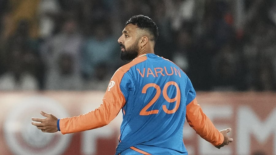 <div class="paragraphs"><p>India's Varun Chakravarthy</p></div>