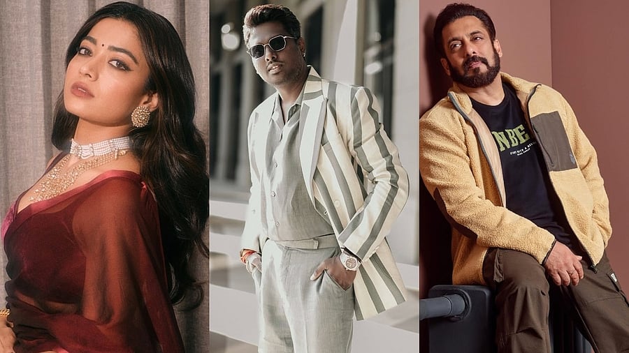 <div class="paragraphs"><p>A collage of Rashmika Mandanna, Atlee and Salman Khan.</p></div>