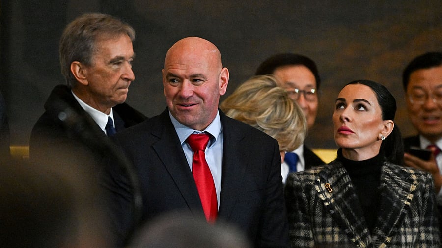 <div class="paragraphs"><p>Dana White attends the inauguration day of US President-elect Donald Trump's second Presidential term in Washington, January 20, 2025.</p></div>