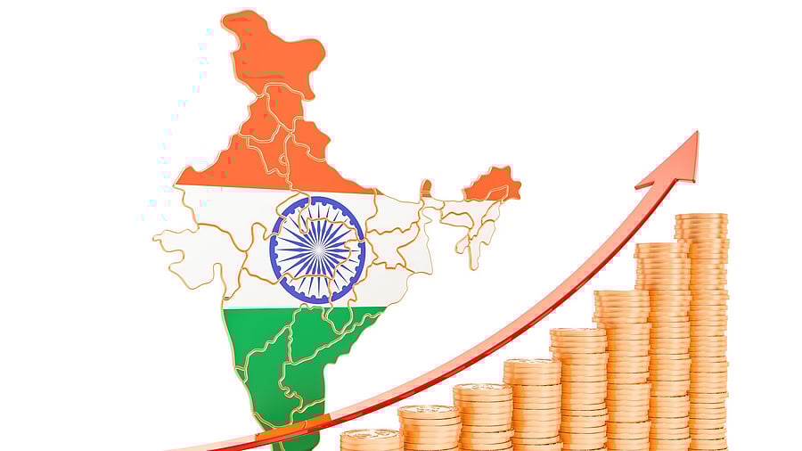 <div class="paragraphs"><p>Illustration depicting growth in the Indian economy.</p></div>