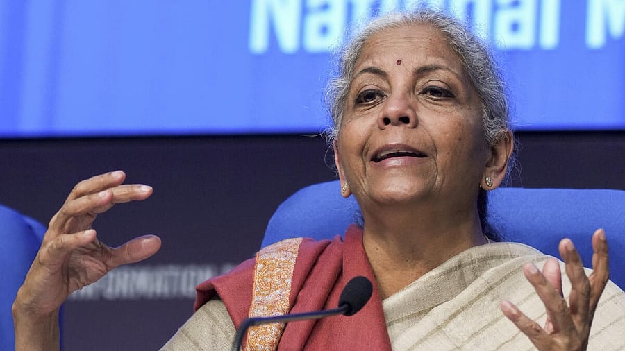 <div class="paragraphs"><p>Union Finance Minister Nirmala Sitharaman addresses a post-budget press conference, in New Delhi.</p></div>