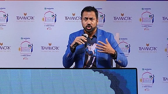 <div class="paragraphs"><p>American actor Kal Penn,&nbsp;one of the first Indian-origin actors in Hollywood, during&nbsp;18th edition of Jaipur Literature Festival.</p></div>