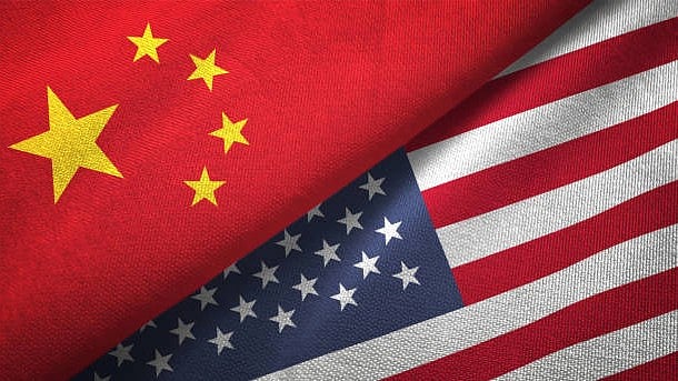 <div class="paragraphs"><p>Flags of China and US.</p></div>