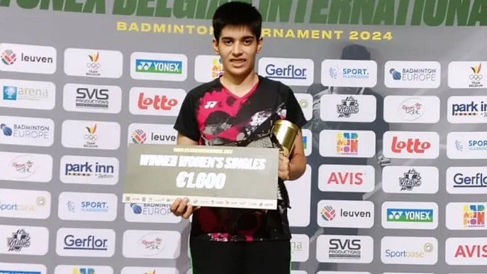 <div class="paragraphs"><p>Rising badminton player Anmol Kharb.</p></div>