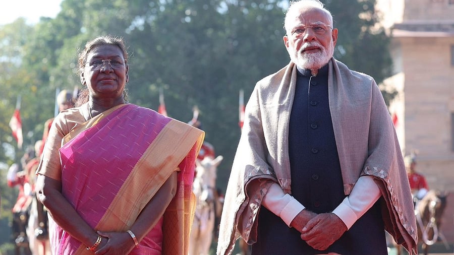 <div class="paragraphs"><p>President Droupadi Murmu and PM Modi.</p></div>