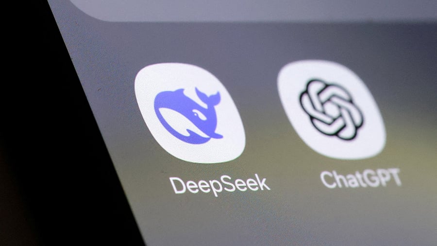 <div class="paragraphs"><p>Deepseek and ChatGPT app icons are seen in this illustration</p></div>