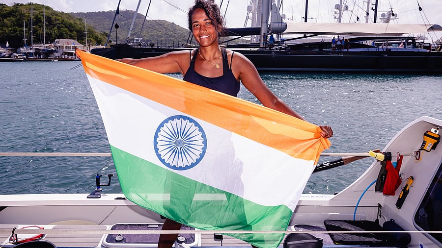 <div class="paragraphs"><p>Ananya Prasad is the all time second fastest solo woman to have completed this gruelling 3,000 mile race and crossed the finish line into English Harbour in Antigua in 52 days, 5 hours, and 44 minutes. </p></div>