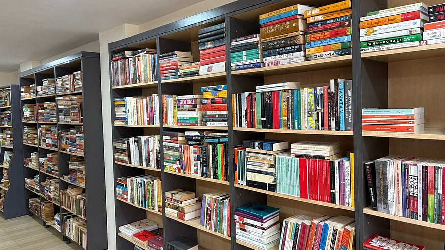 The new store houses over 10,000 books, mainly in English and Kannada.