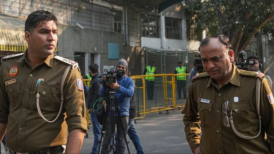 <div class="paragraphs"><p>Police officials in Damoh in MP. (Representative image)</p></div>