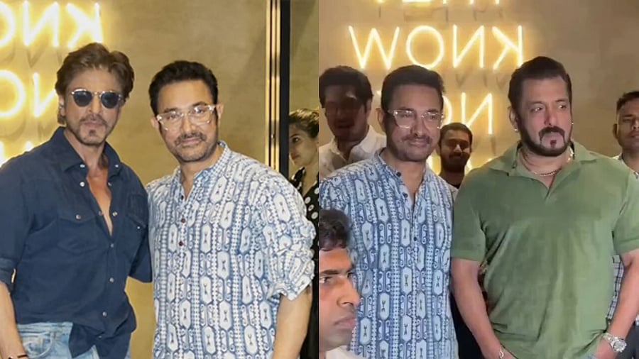 <div class="paragraphs"><p>Aamir Khan with Shah Rukh Khan, Salman Khan.</p></div>