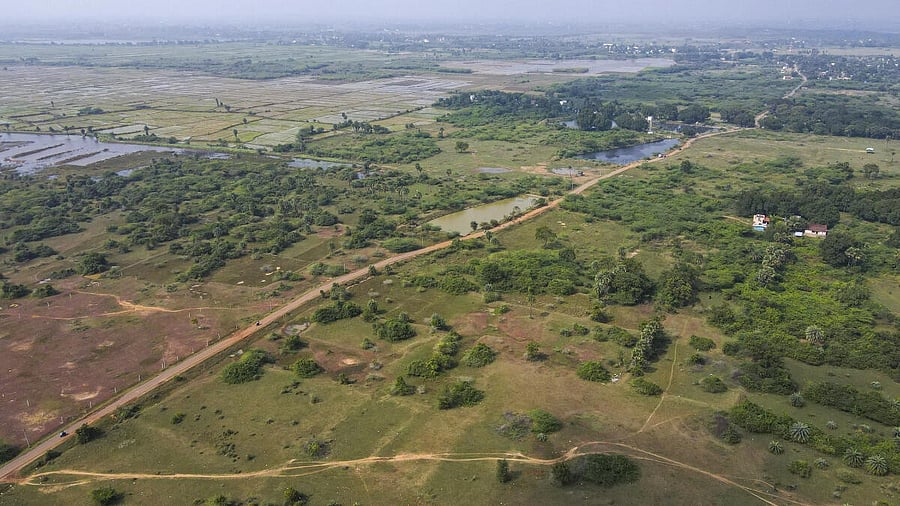 <div class="paragraphs"><p>Site of Parandur airport project.</p></div>