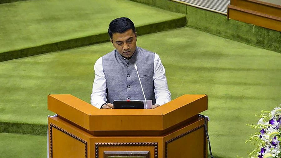 <div class="paragraphs"><p>Goa CM&nbsp;Pramod Sawant</p></div>