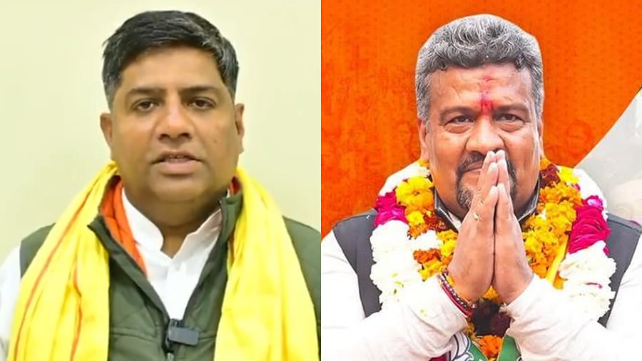 <div class="paragraphs"><p>Chandan Kumar Choudhary (R) and&nbsp;Dinesh Mohaniya (L).</p></div>