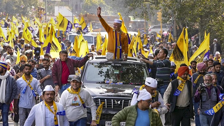 <div class="paragraphs"><p>Campaign for Delhi polls.</p></div>