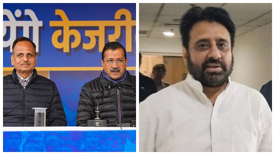 <div class="paragraphs"><p>Satyendar Jain(L), Avind Kejriwal (C) and Amanatullak Khan.</p></div>