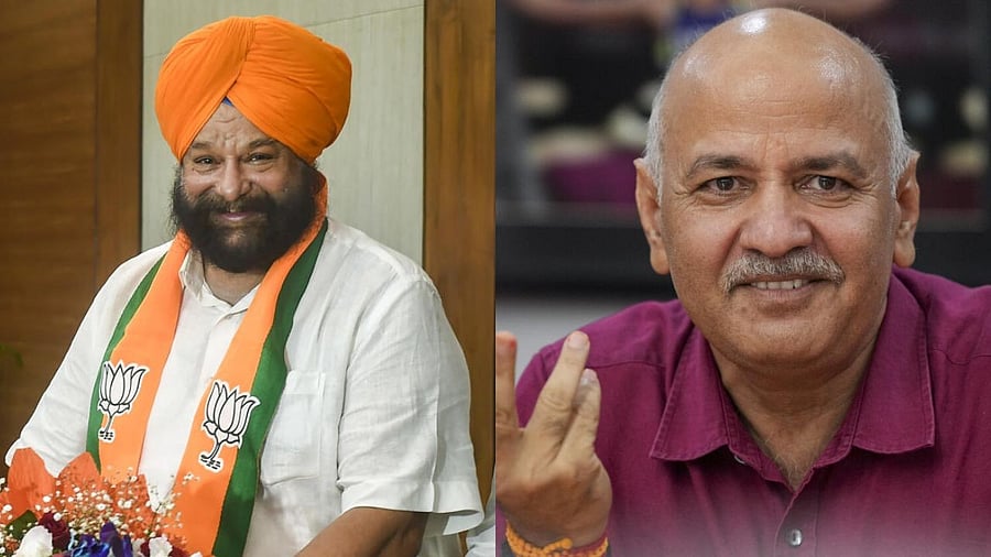 <div class="paragraphs"><p>Tarvinder Singh Marwah and Manish Sisodia </p></div>