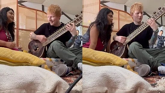 <div class="paragraphs"><p>Ed Sheeran was guided by sitar player Megha Rawoot.</p></div>