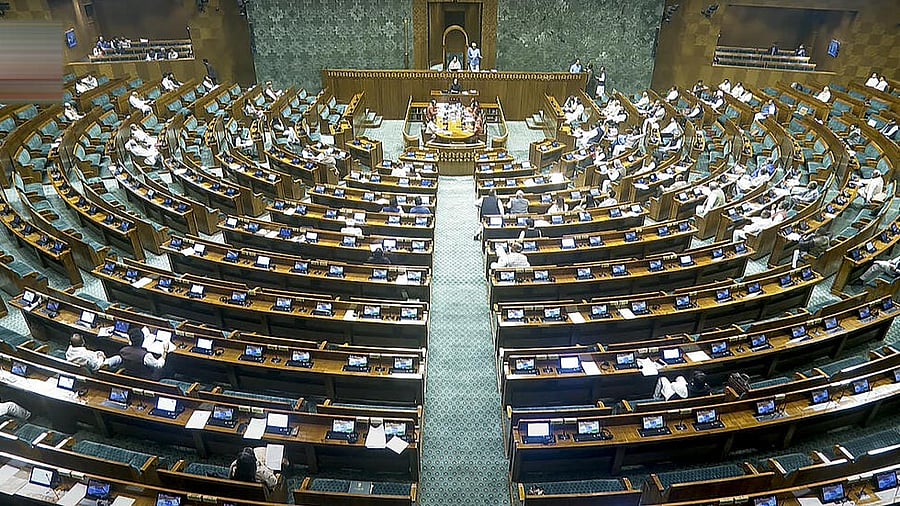 <div class="paragraphs"><p> Members in the Lok Sabha during the Budget session of Parliament, in New Delhi, Monday, Feb. 10, 2025.</p></div>
