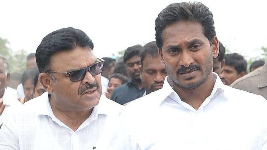 <div class="paragraphs"><p>Former Minister Ambati Rambabu with Jagan Mohan Reddy&nbsp;</p></div>