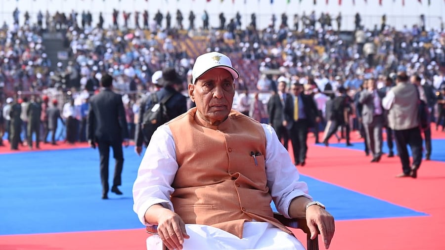 <div class="paragraphs"><p>Rajnath Singh at Aero India 2025</p></div>