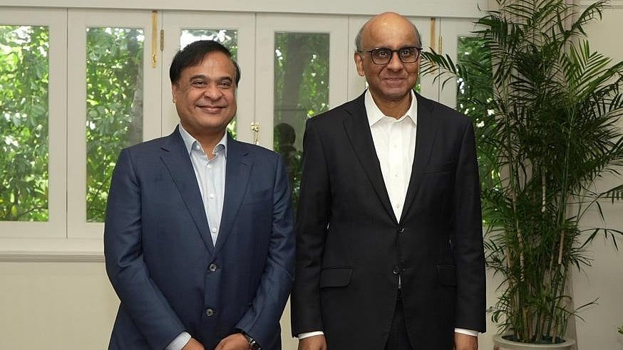 <div class="paragraphs"><p>Assam Chief Minister Himanta Biswa Sarma on Tuesday met Singapore President Tharman Shanmugaratnam.</p></div>