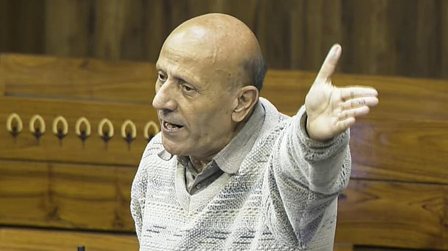 <div class="paragraphs"><p>Independent MP Abdul Rashid Sheikh speaks in the Lok Sabha during the Budget session of Parliament, in New Delhi, Tuesday, Feb. 11, 2025.</p></div>
