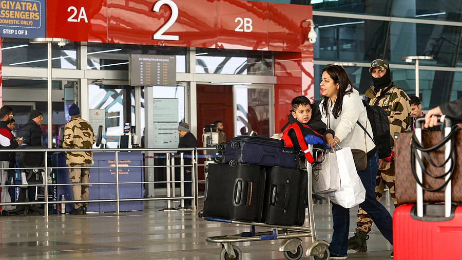 <div class="paragraphs"><p>Passengers at Indira Gandhi International Airport</p></div>