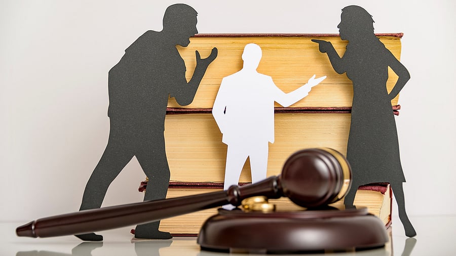 <div class="paragraphs"><p>Representative image showing a couple taking their disagreement to court</p></div>