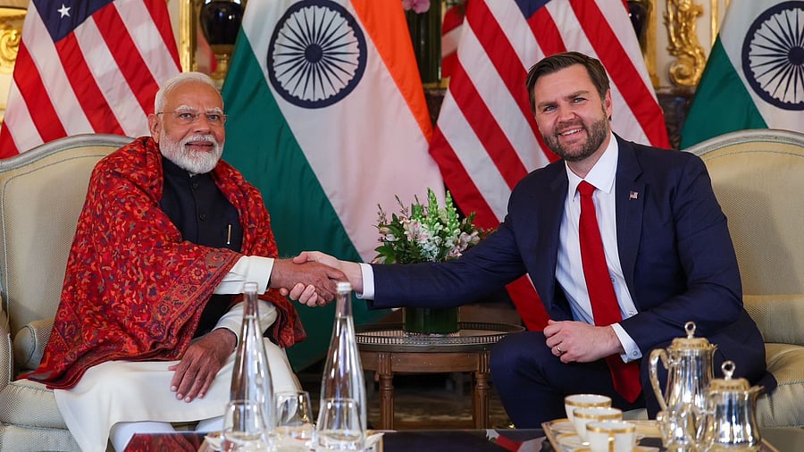 <div class="paragraphs"><p>PM Narendra Modi with US Vice President Vance</p></div>