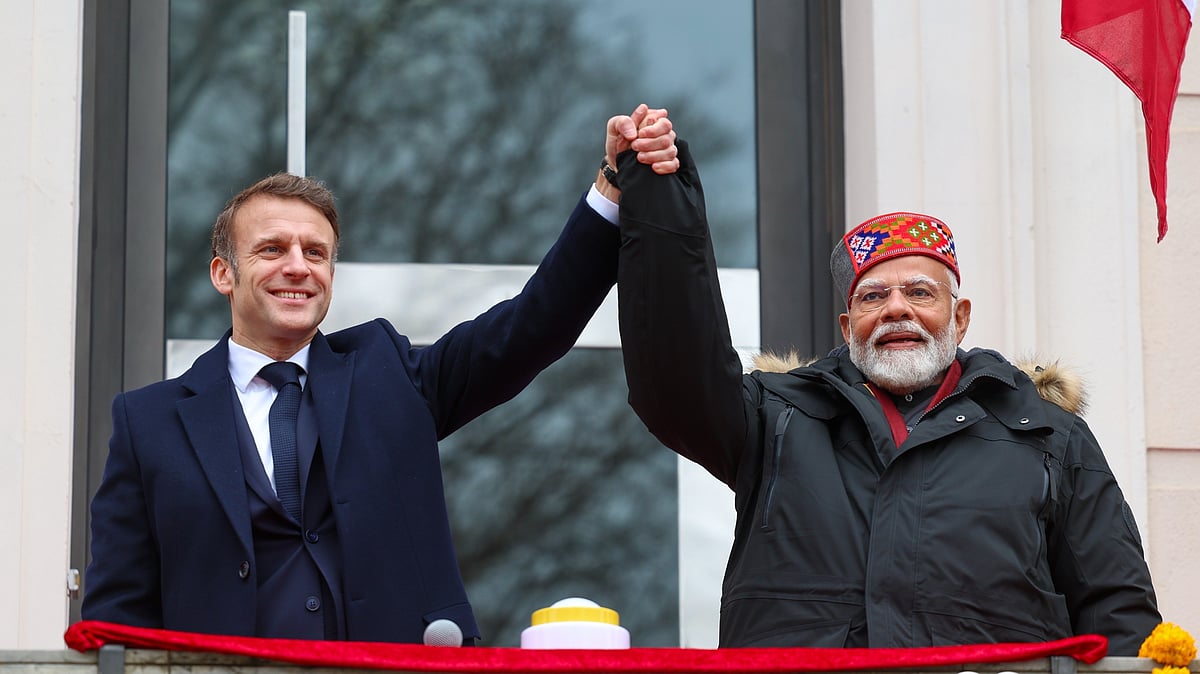 PM Modi's gifts to French president, first lady rich with Indian traditions